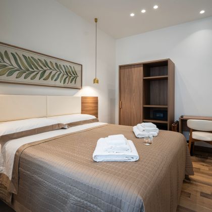 Accessori e finiture moderne per il bagno privato.